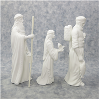 THE TOWNSPEOPLE OF BETHLEHEM Nativity Sculpture Collection 8 inch White Bone China Figurines (Lenox, 1991)