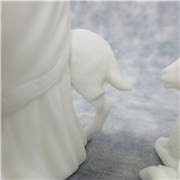 THE CHILDREN OF BETHLEHEM Nativity Sculpture Collection 5-5/8 inch White Bone China Figurines (Lenox, 1990)
