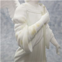 THE ANGELS IN ADORATION Nativity Sculpture Collection 7-1/2 inch White Bone China Figurines (Lenox, 1989)