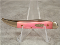 1998 CASE XX 610096 SS Pink Smooth Bone Tiny Toothpick Knife