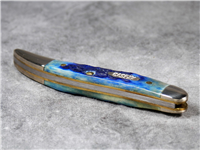 1998 CASE XX USA 610096 SS Blue Jigged Bone Tiny Toothpick Knife