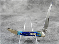 1998 CASE XX USA 610096 SS Blue Jigged Bone Tiny Toothpick Knife