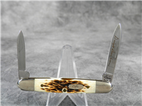 2001 Case 06263 SS Amber Eisenhower Pen Knife 