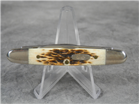 2001 Case 06263 SS Amber Eisenhower Pen Knife 