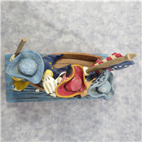 UNSTOPPABLE HEROES 10 inch Crossing The Delaware Disney Figurine (Jim Shore, Enesco, 4004154, 2005)
