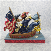 UNSTOPPABLE HEROES 10 inch Crossing The Delaware Disney Figurine (Jim Shore, Enesco, 4004154, 2005)