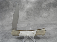 1996 BULLDOG BRAND Mother of Pearl Calf Roper Lockback