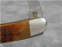 1997 CASE XX USA 6318 SS Caramel Jigged Bone Stockman