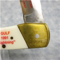 1991 Desert Storm Commemorative BEAR HUNTER Solingen Stainless 440 Folding Lockback Knife