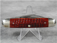 1940-1965 CASE XX 6345 1/2 Red Jigged Bone Cattle / Cigar Knife