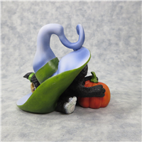 ALL SET TO CONJURE UP A LITTLE FUN 8 inch Black Cat & Witch Hat Figurine (Charming Purr...Sonalities, Enesco, 4027981, 2012)