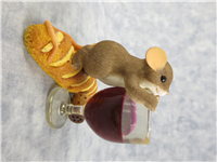 LIKE FINE WINE, YOU IMPROVE WITH AGE 3-1/4 inch Friendship Figurine (Charming Tails, Enesco, 89/293)