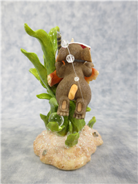 YOU'RE THE ONLY FISH IN THE SEA FOR ME 4-3/4 inch Mouse/Tropical Fish Figurine (Charming Tails, Enesco, 89/260)