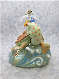 FINDING NEMO 'Riding The EAC' 8-1/2 Inch Musical Snow Globe with Blower (Disney Direct, #95438)