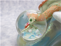 FINDING NEMO 'Riding The EAC' 8-1/2 Inch Musical Snow Globe with Blower (Disney Direct, #95438)