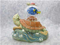 FINDING NEMO 'Riding The EAC' 8-1/2 Inch Musical Snow Globe with Blower (Disney Direct, #95438)