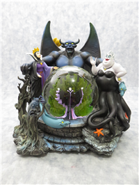 VILLAINS 10 Inch Musical Snow Globe with Light (Disney)