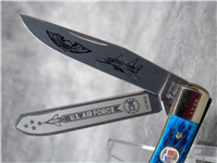 UNITED BOKER UC909 Limited Ed. Blue Bone US Air Force Commemorative Trapper Knife