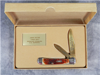 1986 Case 6249 John Wayne True Grit Gold Plated Copperhead 
