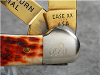 1986 Case 6249 John Wayne True Grit Gold Plated Copperhead 
