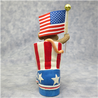 YOU'RE A PATRIOTIC SOLE Mouse In Shoe Figurine (Charming Tails, Enesco, 89/114)