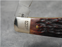 1981 I-XL SCHRADE WOSTENHOLM Limited Edition Brown Jigged Bone Stockman