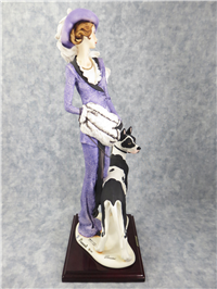 LADY WITH GREAT DANE 18-1/2 inch Limited Edition Figurine  (Giuseppe Armani, 429-C, 1987)