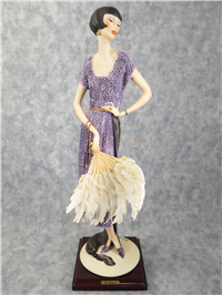 LADY WITH FAN 18-1/2 inch Limited Edition Figurine  (Giuseppe Armani, 387-C, 1989)