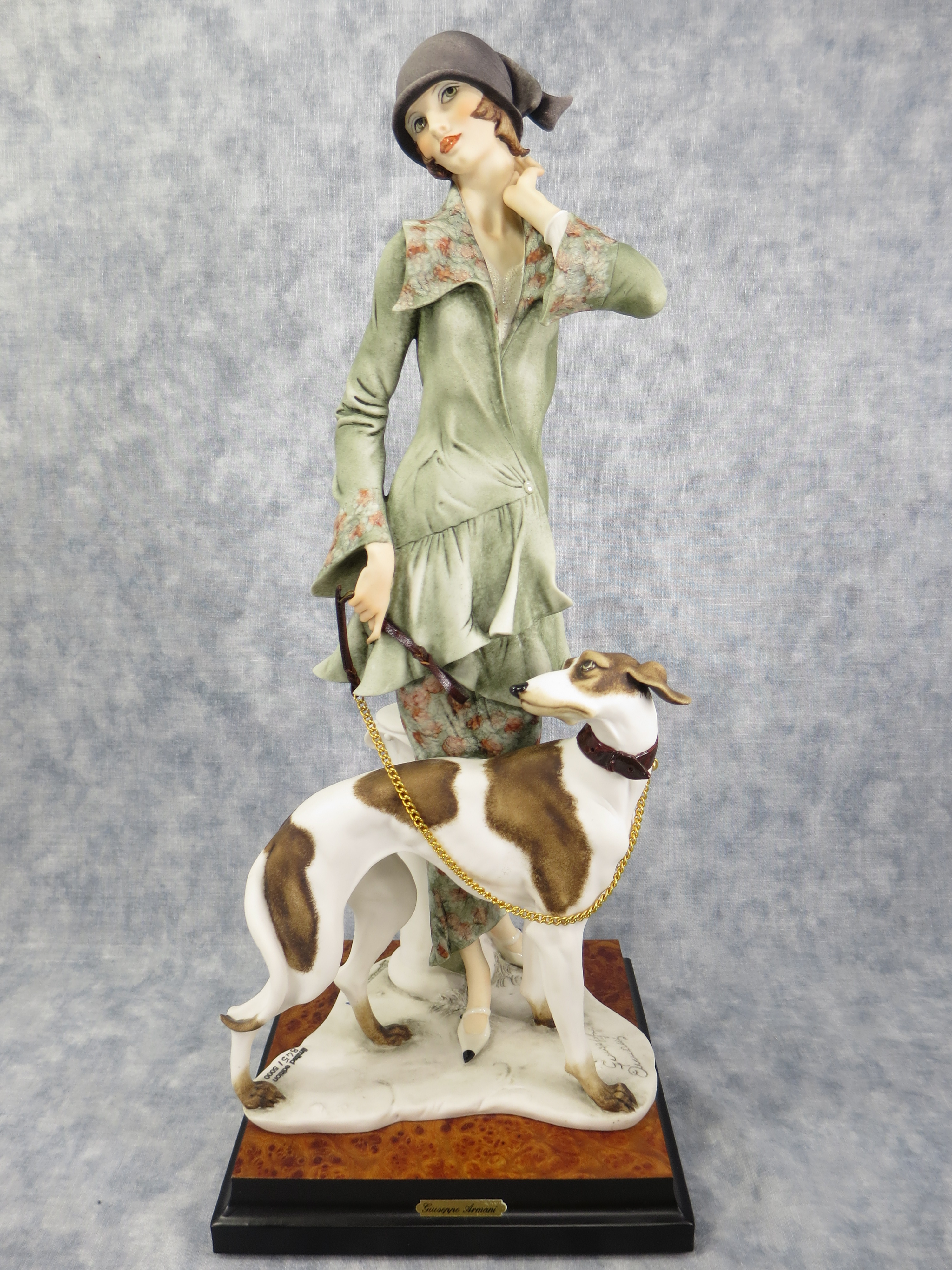 How much is LADY WITH DOG/BORZOI 17-1/4 inch Limited Edition