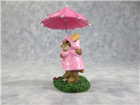 BEST FRIENDS NO MATTER THE WEATHER Mouse Figurine (Charming Tails, Hamilton Collection, 2007)