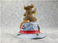 YOU'RE A GREAT CATCH 4-1/4 inch Fishing Hat/Mouse Figurine (Charming Tails, Fitz & Floyd, 89/188)