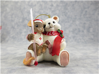 TENDER LOVE AND CARE 2-1/2 inch Nurse/Mouse Figurine Ornament (Charming Tails, Enesco)