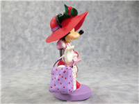 SHOPPING WITH HATTITUDE 4-1/4 inch Red Hat Society Minnie Mouse Figurine (Hamilton Collection, Disney, 09-00675-001))