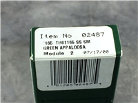 2000 Case TH61165 SS Smooth Green Appaloosa Thomas Hart Folding Hunter