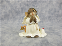 HALO-LORD IT'S ME AGAIN 2-7/8 inch Angel Mouse Figurine (Charming Tails, Fitz & Floyd, 81/1003, 2007)