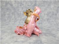 YOU HELP KEEP ME BALANCED 3-1/4 inch Ballerina Shoes Mouse Figurine (Charming Tails, Fitz & Floyd, 89/273, 2005)