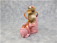 YOU HELP KEEP ME BALANCED 3-1/4 inch Ballerina Shoes Mouse Figurine (Charming Tails, Fitz & Floyd, 89/273, 2005)