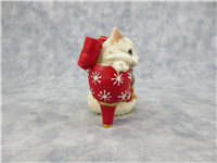 FRIENDS FIT RIGHT 2-1/2 inch Mouse and Cat in Shoe Ornament Figurine (Charming Tails, Fitz & Floyd, 89/244)