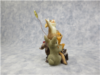 FRIENDS ARE THERE WHEN YOU NEED SUPPORT 3-1/2 inch Squashville Friends and Star Figurine (Charming Tails, Fitz & Floyd, 89/346, 2007)
