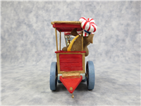 JUST KEEP CHUGGING ALONG 3-1/2 inch Patriotic Mouse on Train Figurine (Charming Tails, Fitz and Floyd, 82/125, 2005)