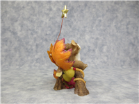 ALL I COULD WISH FOR IS THE RIGHT HERE BESIDE ME 3-1/8 inch Fall Mice on Log with Star Figurine (Charming Tails, Fitz and Floyd, 89/340, 2007)