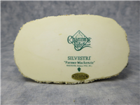FARMER MACKENZIE 3-1/4 inch Mouse and Patch Work Cow Figurine (Charming Tails, Silvestri, 87/704)