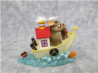 TUG BOAT CAPTAIN 3-3/4 inch Charming Tails Figurine