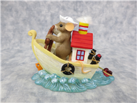 TUG BOAT CAPTAIN 3-3/4 inch Charming Tails Figurine