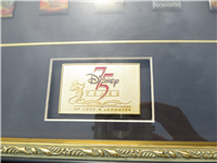 75TH ANNIVERSARY ONE SHEETS Limited Edition Framed Pin Set (The Walt Disney Co., 1998)