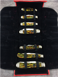 1989 CASE Christmas Tree Centennial Mint Set 7 Knives