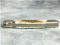 PARKER EDWARDS 405D Stag Damascus Lockback