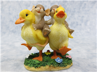 WADDLE WE DO WITHOUT FRIENDS Mouse and Duck Figurine (Charming Tails, Enesco, 88/142)