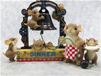 COME AND GET IT Mouse and Bell Figurine (Charming Tails, Enesco, 89/288)