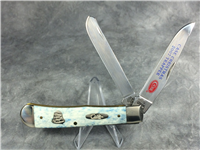 2007 Case 6254 SS Smooth Light Blue & White Appaloosa Christmas Trapper